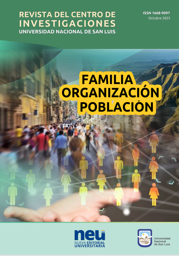 Revista del Centro de Investigaciones - Familia, Organización, Población